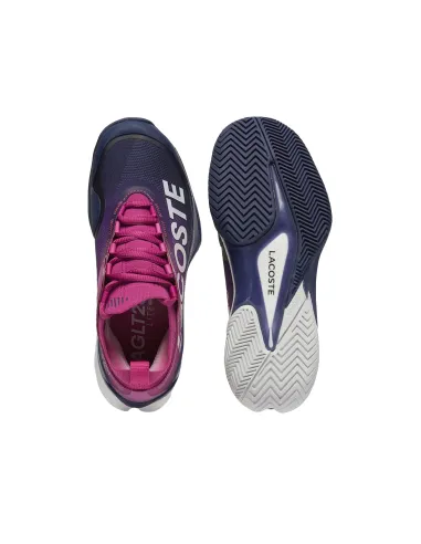 Lacoste Ag-Lt Lite Clay 49Sfa0140 Rose Femme |LACOSTE |Chaussures de padel