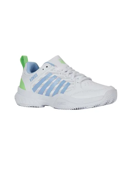 Kswiss Court Express 2 Clay 94429112 Blanc Femme |K SWISS |Chaussures de padel Kswiss Court Express 2 Clay 94429112 Blanc Femme |K SWISS |Chaussures de padel