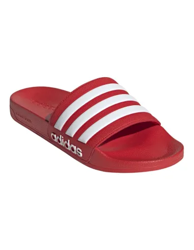 Claquette Tshirt Adidas Adilette Shower Rouge Unisexe |ADIDAS |Chaussures de padel