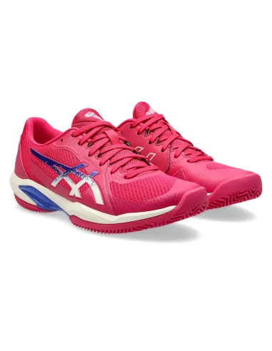 Asics Solution Swift Ff 2 Clay Rose Femme 1042A267 |ASICS |Chaussures de padel