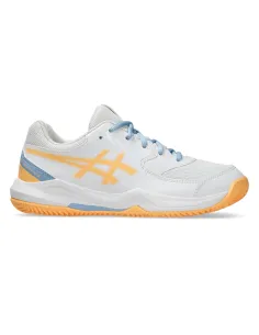 Asics Gel-Dedicate 8 Padel Gs Bianco Junior 1044A064 |ASICS |Scarpe da padel