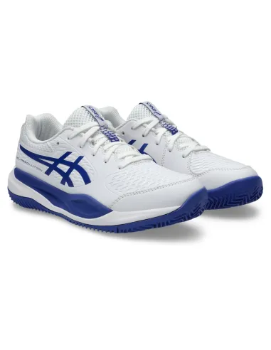 Asics Gel-Resolution X Gs Clay Bianco Junior 1044A080 |ASICS |Scarpe da padel