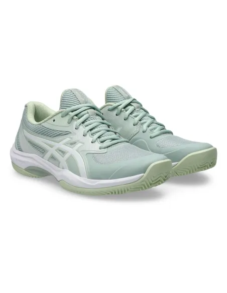 Asics Game Ff Clay/Oc Vert Femme 1042A282 |ASICS |Chaussures de padel