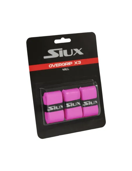 Blister 3Uds. Overgrip Siux For All Fucsia |SIUX |Complementos pádel Blister 3Uds. Overgrip Siux For All Fucsia |SIUX |Complementos pádel