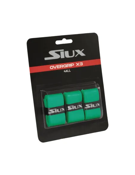 Blister of 3 Siux For All Green Overgrips |SIUX |Paddle accessories