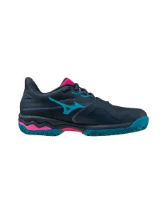 Mizuno Wave Exceed Light 2 Padel 61Gb2323 Navy Femme |MIZUNO |Chaussures de padel