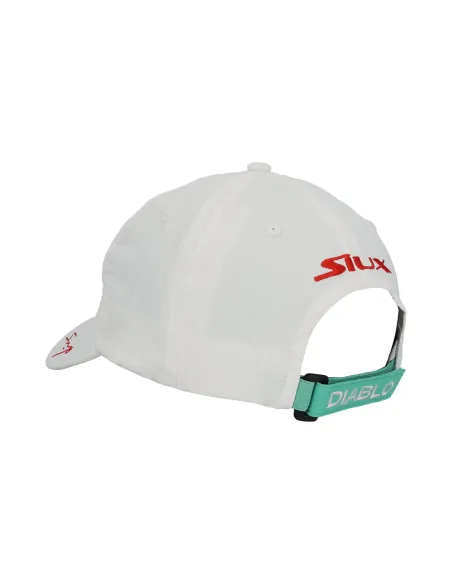 Cappello Siux Diablo Sanyo Bianca |SIUX |Accessori per padel Cappello Siux Diablo Sanyo Bianca |SIUX |Accessori per padel