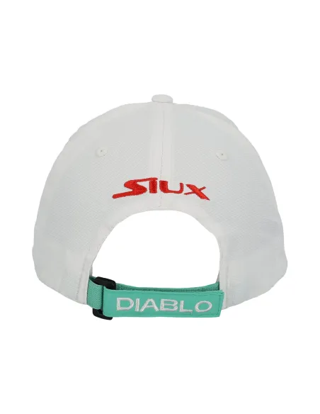 Cappello Siux Diablo Sanyo Bianca |SIUX |Accessori per padel Cappello Siux Diablo Sanyo Bianca |SIUX |Accessori per padel