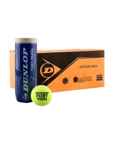 Boîte de 24 boîtes de 3 balles Dunlop Fort Padel |DUNLOP |Cartons