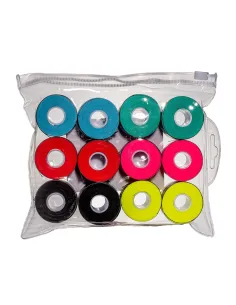 Shockout Bag x12 Overgrips Premium Multicolorido Perfurado |ShockOut Padel |Acessórios de remo 2