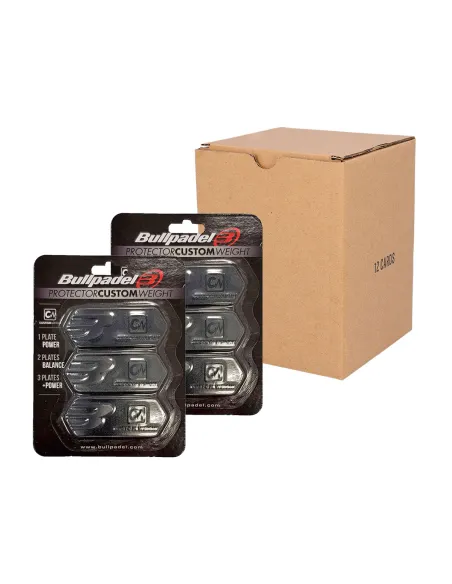 Caja 12 Uds - Blister (2 Uds) Grip Bullpadel Custom Weight Negro |BULLPADEL |Complementos pádel Caja 12 Uds - Blister (2 Uds) Grip Bullpadel Custom Weight Negro |BULLPADEL |Complementos pádel