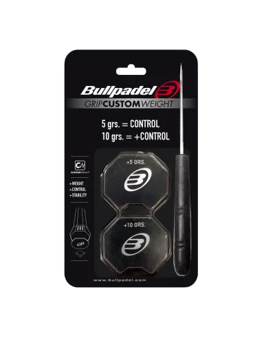 Boîte de 12 unités - Blister (2 unités) Grip Bullpadel Poids personnalisé |BULLPADEL |Accessoires de pagaie