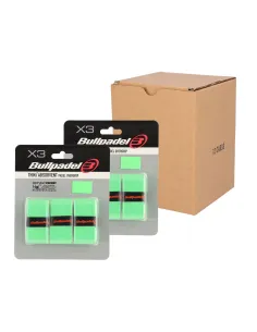 Caja 12 Uds - Blister (3 Uds) Overgrip Bullpadel Gb1705 014 Verde |BULLPADEL |Complementos pádel