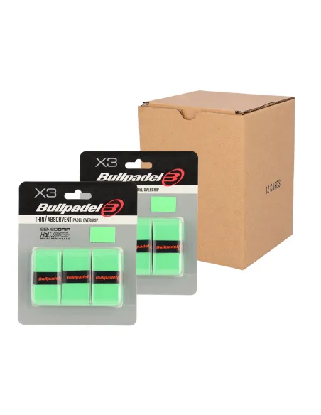 Box 12 Units - Blister (3 Units) Bullpadel Overgrip |BULLPADEL |Paddle accessories