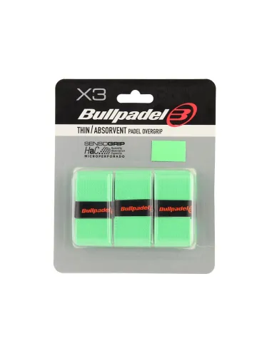 Boîte de 12 unités - Blister (3 unités) Bullpadel Overgrip |BULLPADEL |Accessoires de pagaie