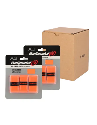 Box Grip Bullpadel Gb1705 529 12Pc Orange |BULLPADEL |Paddle accessories
