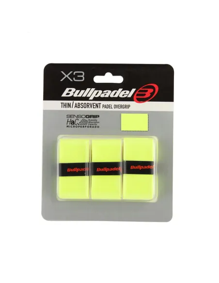 Caja 12 Uds - Blister (3 Uds) Overgrip Bullpadel Gb1705 971 Amarillo |BULLPADEL |Complementos pádel Caja 12 Uds - Blister (3 Uds) Overgrip Bullpadel Gb1705 971 Amarillo |BULLPADEL |Complementos pádel