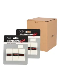 Boîte de 12 unités - Blister (3 unités) Bullpadel Overgrip |BULLPADEL |Accessoires de pagaie