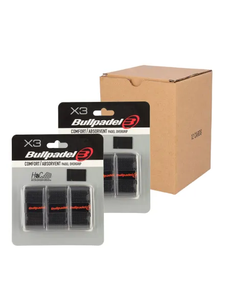 Scatola da 12 unità - Blister (3 unità) Overgrip Bullpadel |BULLPADEL |Accessori per padel Scatola da 12 unità - Blister (3 unità) Overgrip Bullpadel |BULLPADEL |Accessori per padel