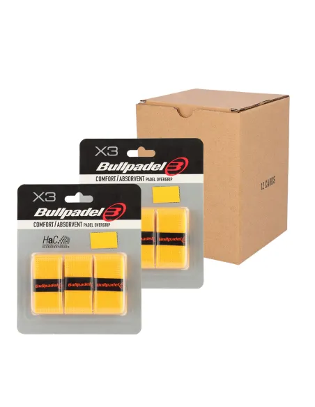 Boîte de 12 unités - Blister (3 unités) Bullpadel Overgrip |BULLPADEL |Accessoires de pagaie Boîte de 12 unités - Blister (3 unités) Bullpadel Overgrip |BULLPADEL |Accessoires de pagaie