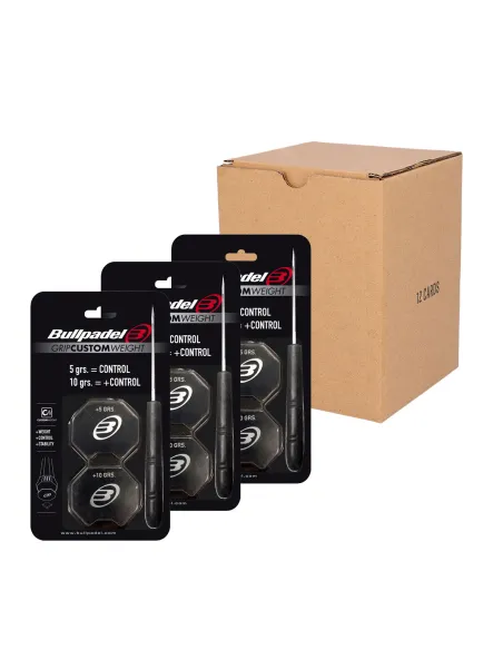 Box 12 Units - Blister (3 Units) Bullpadel Custom Weight Protector |BULLPADEL |Paddle accessories Box 12 Units - Blister (3 Units) Bullpadel Custom Weight Protector |BULLPADEL |Paddle accessories