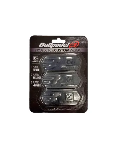 Caixa 12 Unidades - Blister (3 Unidades) Protetor de Peso Personalizado Bullpadel |BULLPADEL |Acessórios de remo