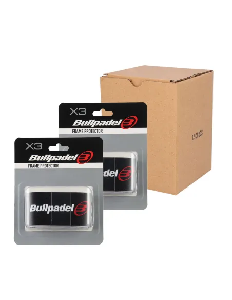 Caja Protector Bullpadel Frame Negro 12Ud |BULLPADEL |Complementos pádel