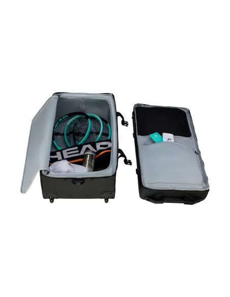 Padel Bag Head Travel Bag 110L Black |HEAD |Paddle accessories