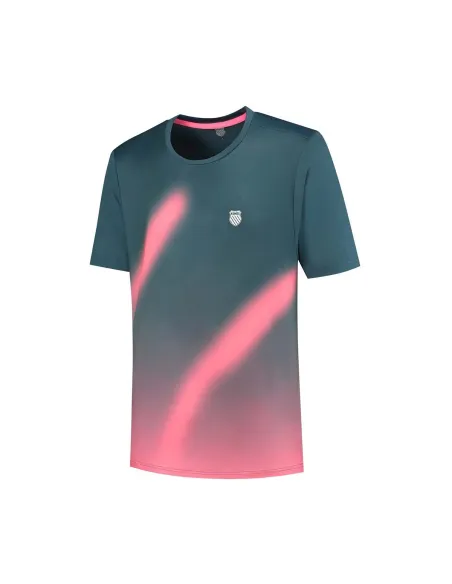 K-swiss Hypercourt Print Crew 5 T-shirt | Padel clothing