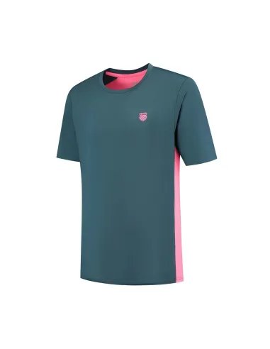 Camiseta Kswiss Hypercourt Mix Melange Crew |K SWISS |Roupa de padel