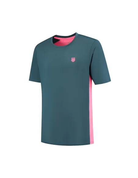 Camiseta Kswiss Hypercourt Mix Melange Crew |K SWISS |Roupa de padel