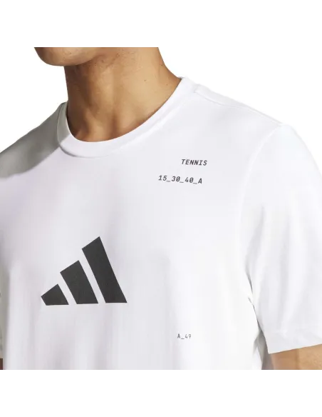 Camiseta Adidas Graphic Kme04 Homem |ADIDAS |Roupa de padel