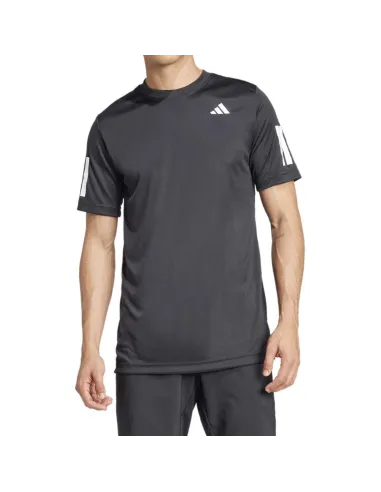 T-Shirt Adidas Club 3 Stripres Kue82 Men |ADIDAS |Padel clothing