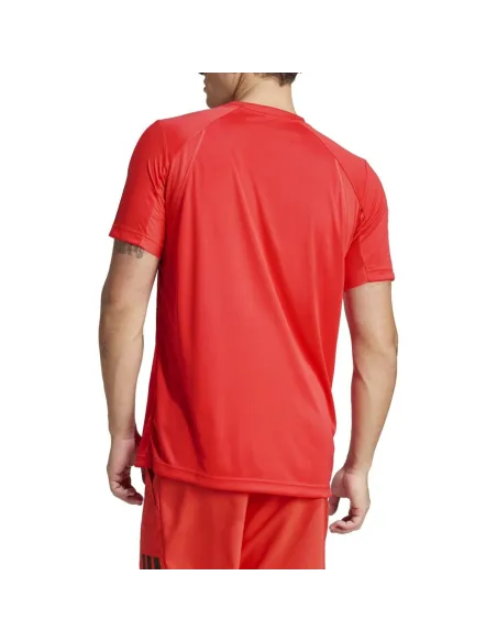 T-Shirt Adidas Club 3 Stripres Kue82 Men |ADIDAS |Padel clothing T-Shirt Adidas Club 3 Stripres Kue82 Men |ADIDAS |Padel clothing