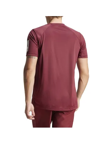 Camiseta Adidas Club 3 Stripres Kue82 Hombre |ADIDAS |Ropa de pádel