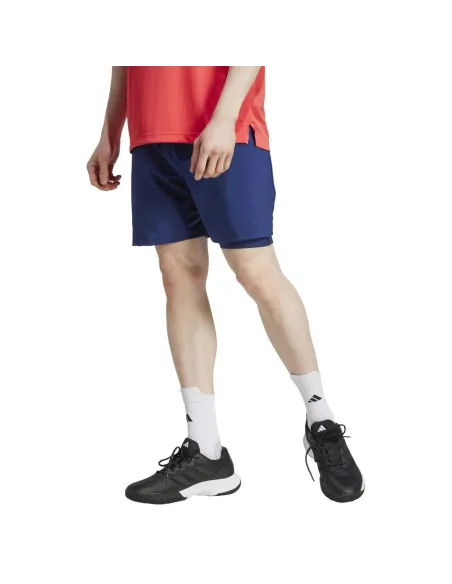 Short Adidas Club 2In1 Kue68 Homme |ADIDAS |Vêtements de padel