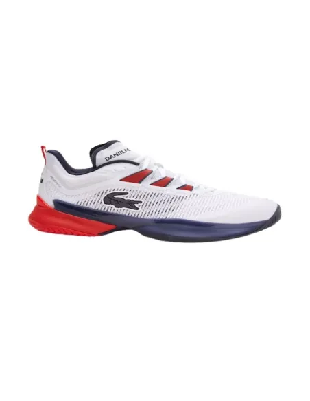 Lacoste Ultra Ac Branco Vermelho 45M136394F |LACOSTE |Sapatilhas de padel