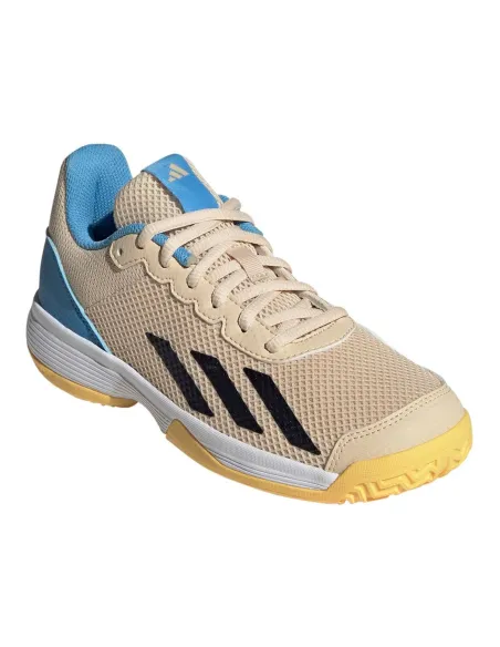 Adidas Courtflash K If0456 Marron Junior |ADIDAS |Chaussures de padel