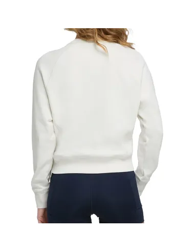 Sudadera Wilson Sideline Crew Sandrift Mujer |WILSON |Vêtements de padel