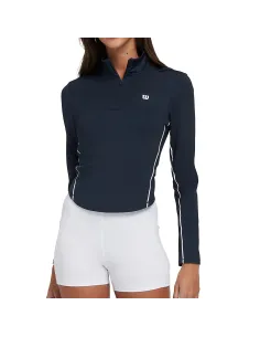 Camiseta Manga Longa Wilson Brentwood Half-Zip |WILSON |Roupa de padel