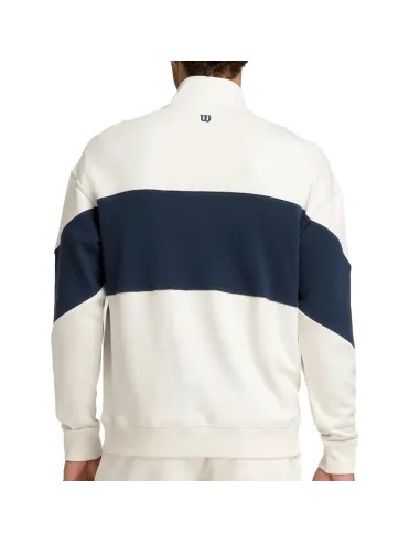 Moletom Wilson Parkside com meio zíper |WILSON |Roupa de padel