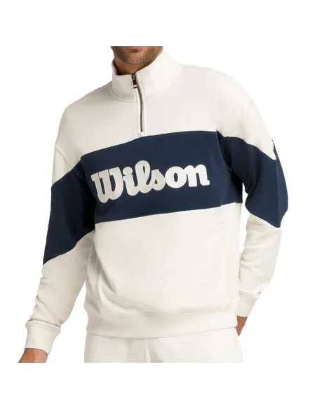 Moletom Wilson Parkside com meio zíper |WILSON |Roupa de padel Moletom Wilson Parkside com meio zíper |WILSON |Roupa de padel