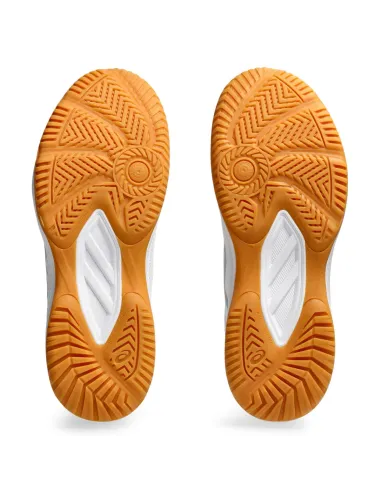 Asics Upcourt 6 Branco Mulher 1072A107 |ASICS |Sapatilhas de padel