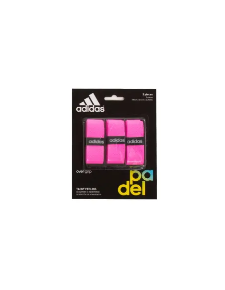 Overgrip Adidas 3 Unidades Rosa |ADIDAS |Complementos pádel Overgrip Adidas 3 Unidades Rosa |ADIDAS |Complementos pádel
