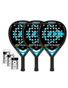 Tripack Dunlop Sonic Soft |DUNLOP |Packs pádel