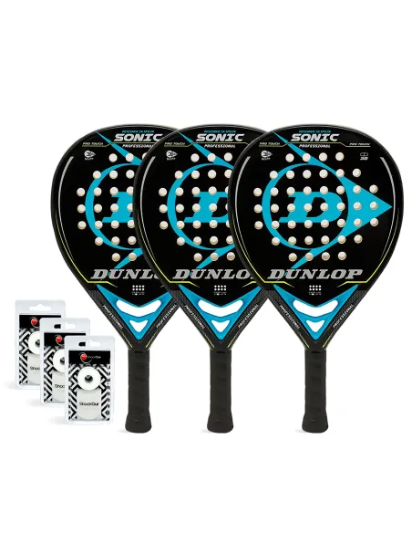 Dunlop Sonic Soft Tripack |DUNLOP |Padel packs Dunlop Sonic Soft Tripack |DUNLOP |Padel packs