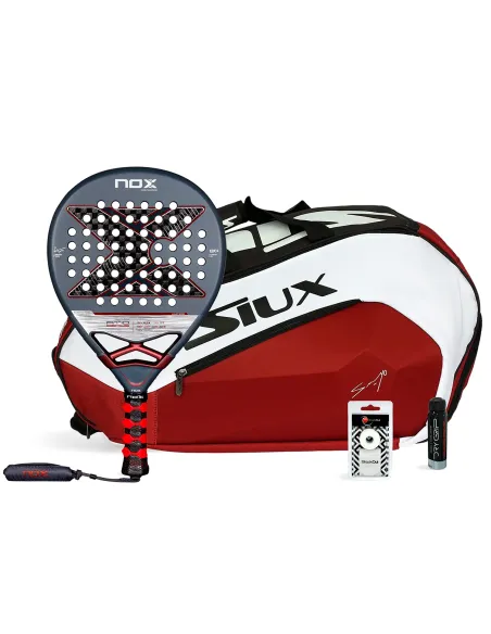 Pack Nox At10 Genius 12K Sac (De) Padel Siux Diablo |NOX |Packs de padel