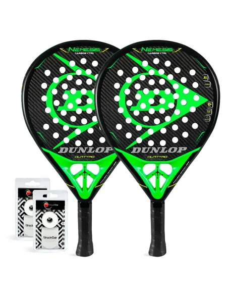 Pack Duo Dunlop Nemesis Carbon Ctrl |DUNLOP |Packs pádel