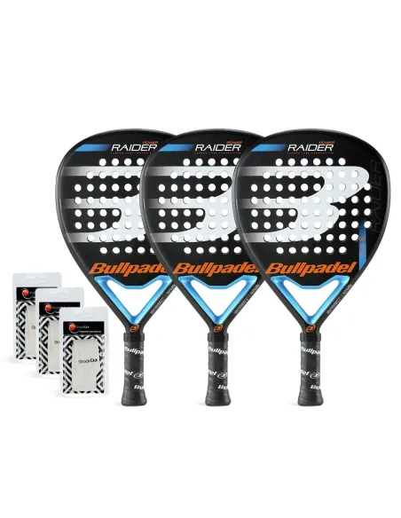 Tripack Bullpadel Raider Pwr Bleu |BULLPADEL |Packs de padel