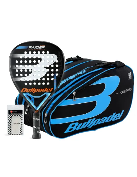 Pack Bullpadel Raider Pwr Blue Con Paletero X-Series |BULLPADEL |Packs pádel Pack Bullpadel Raider Pwr Blue Con Paletero X-Series |BULLPADEL |Packs pádel